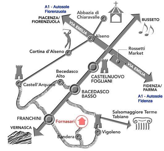 Casa Dell' Abbondanza B&B Agriturismo Vigoleno Kültér fotó